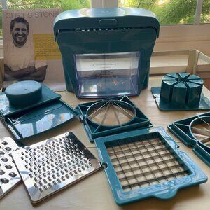 Curtis Stone Chop Chop All0In One Prep Tool - Teal Color